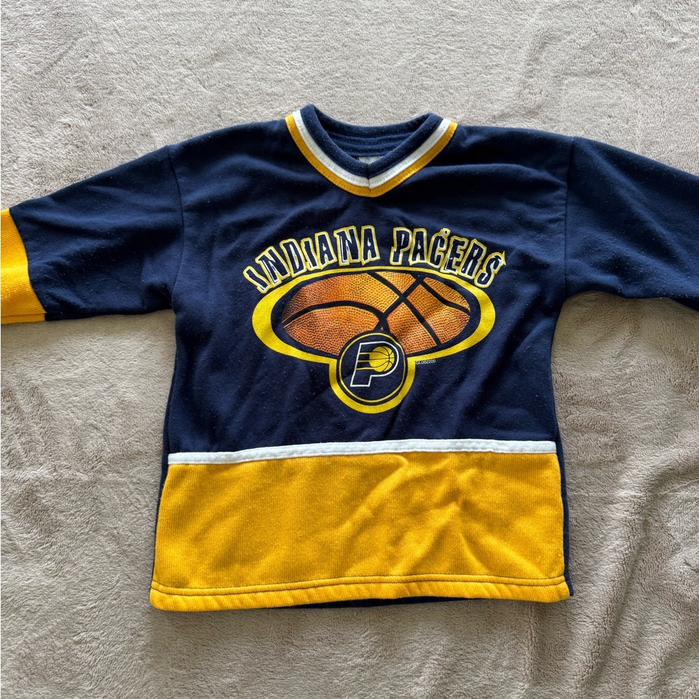 Official Licensed Vintage Y2K Indiana Pacers Graphic Long Sleeve T-Shirt